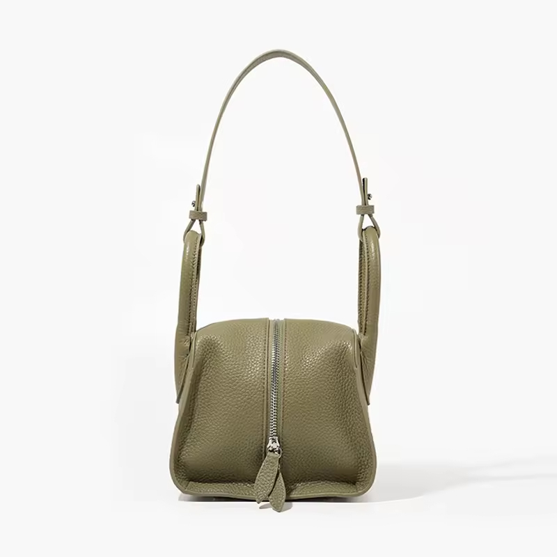 Fashion Simple Genuine Leather Women Shoulder Bag Unique Retro Real Leather Women Handbag