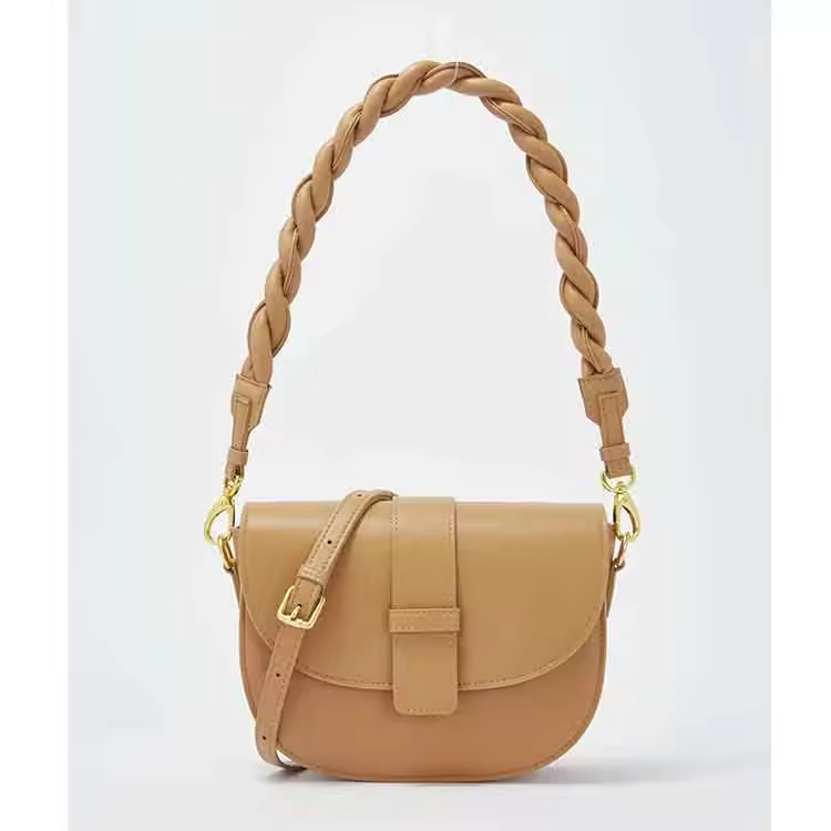 Simple Genuine Leather Shoulder Bags Casual Saddle Sac a Main Femme De Luxe Cowhide Handbags